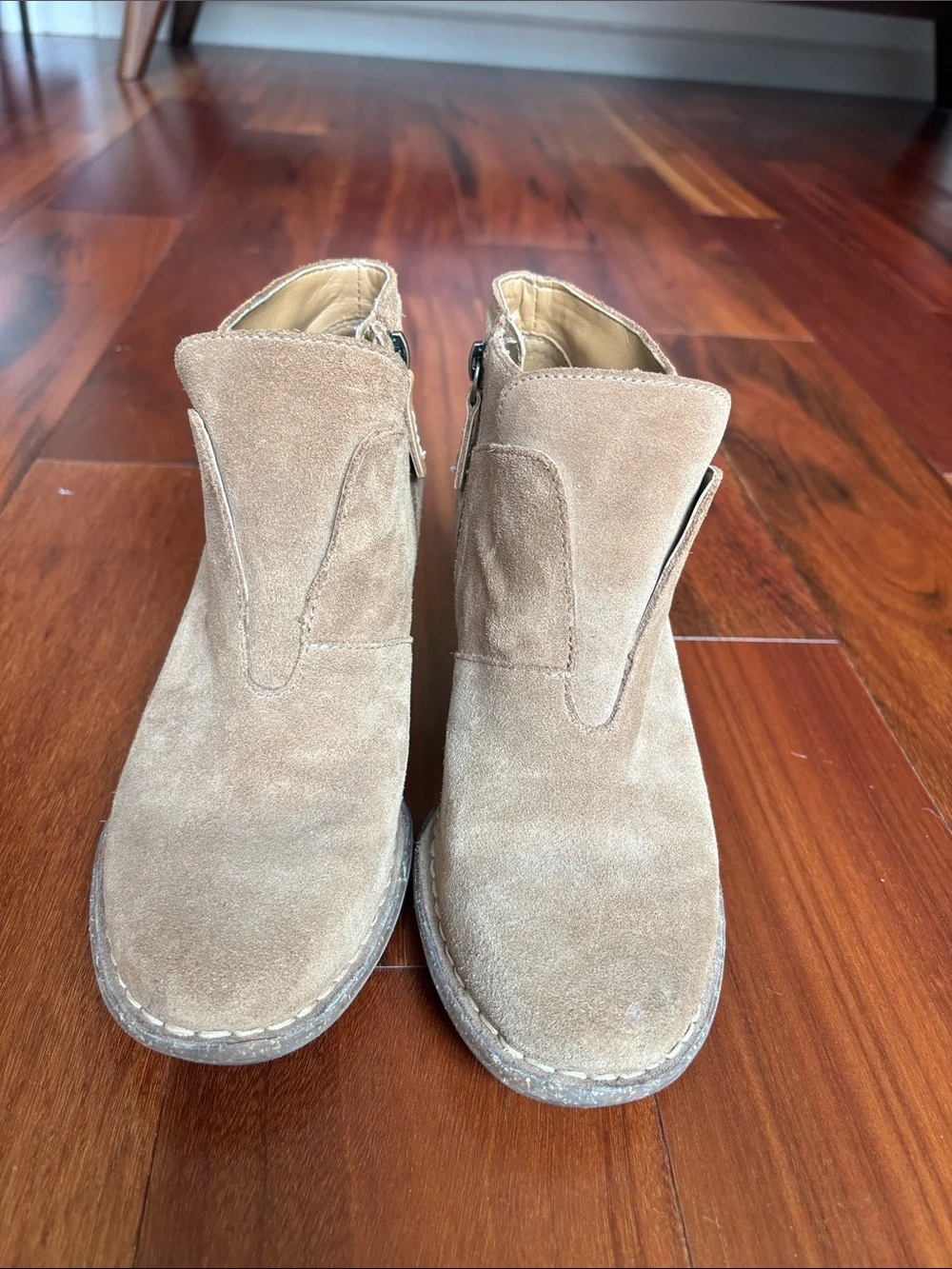 Clarks suede ankle boots